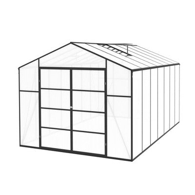 Szklarnia Gulches 10×14 ft z aluminium