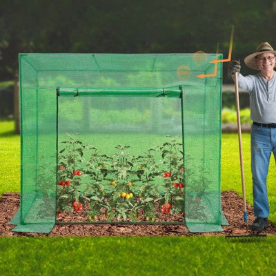 YIYIBYUS tunel ogrodowy z oknem