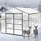 Szklarnia Gulches 10×14 ft z aluminium