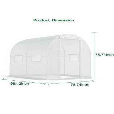 GustoWave przestronna szklarnia z oknami